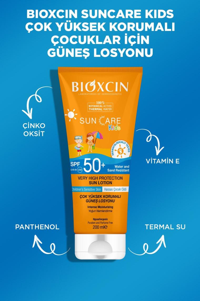 Sun Care Çok Çok Yüksek Korumalı Çocuk Güneş Kremi 50 Spf - % 100 Botanik Aktif 200 ml