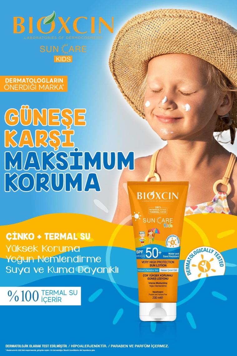 Sun Care Çok Çok Yüksek Korumalı Çocuk Güneş Kremi 50 Spf - % 100 Botanik Aktif 200 ml