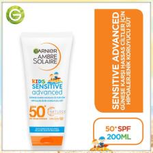 Garnier Ambre Solaire Sensitive Advanced Çocuk Sütü GKF50+200 Ml