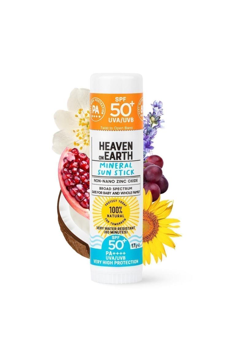 Spf 50 Leke Karşıtı %100 Doğal Organik Mineral Güneş Stick Nemlendirici Uva Uvb Çok Yüksek Koruma