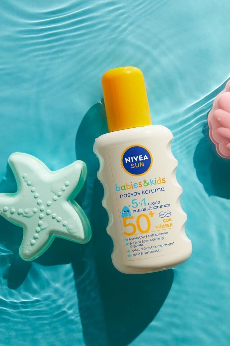 Sun Bebek Spf50 Koruma & Bakım Hassas Cilt Çocuk Güneş Spreyi 200ml 4005900253330