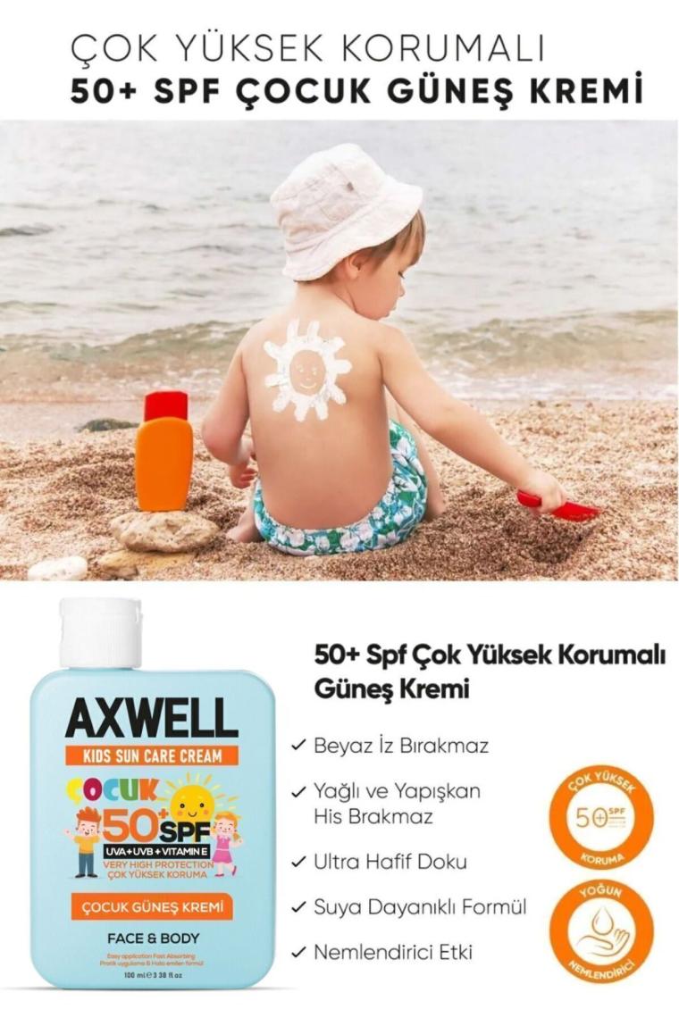 Kids Sun Cream Çocuk Güneş Kremi Çok Yüksek Koruma Spf 50 100ml