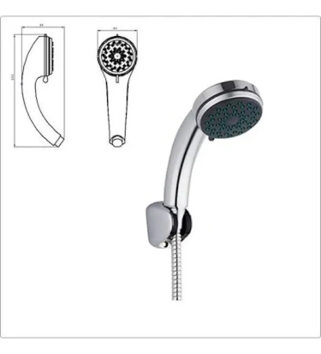 Tema Classic 3 Fonksiyonlu Askılı Duş Seti 52060