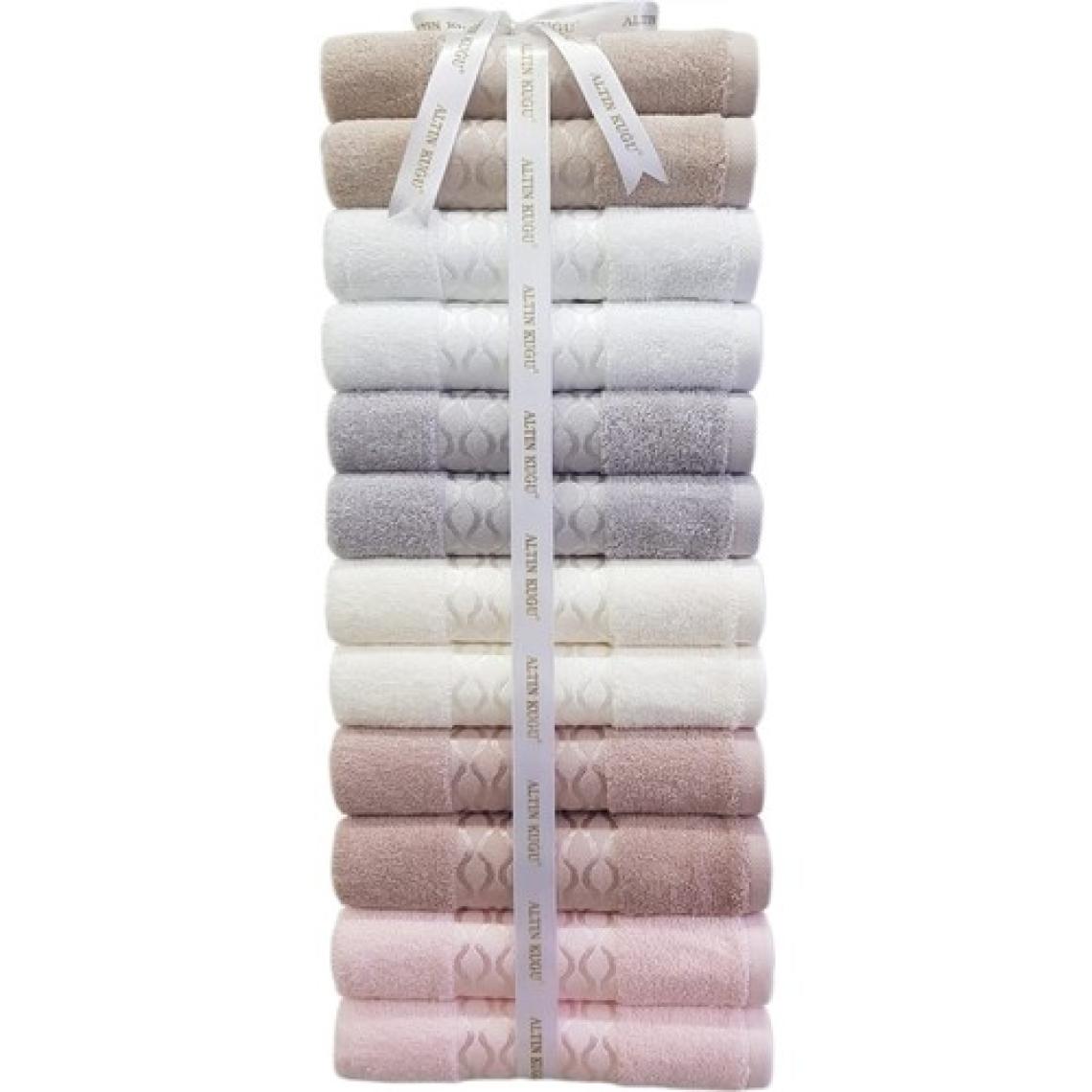 Özdilek Yüz Havlusu Elissa Yüz Havlusu 12 Adet-6 Renk- 50X80 cm Pamuklu 100% Pamuk Type 1 50 x 80 Çizgili S