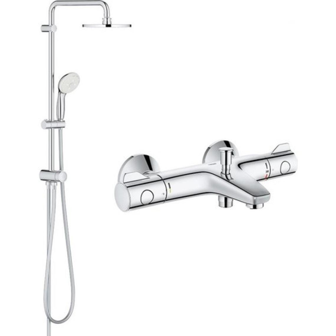 Grohe Duş Seti (Duş Kolonu + Termostatik Batarya)