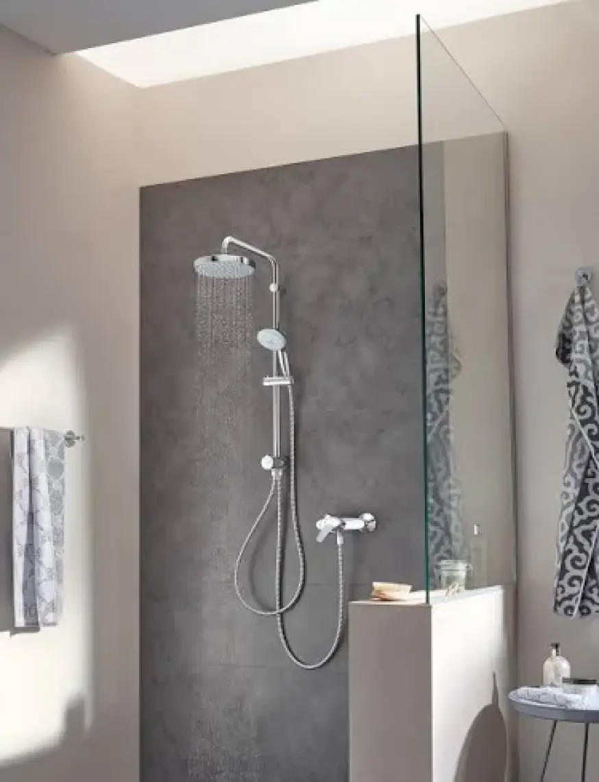 Grohe New Tempesta Sistem 200 Duvar Bağlantılı, Divertörlü Duş Sistemi - 27389002