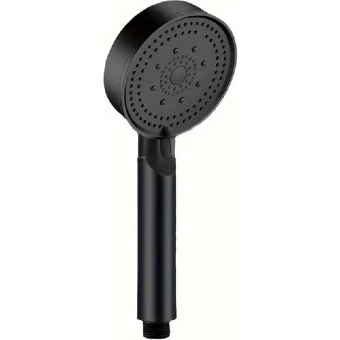 Berev 5 Fonksiyonlu Yüksek Basınçlı Duş Başlığı 150 cm Duş Hortum, Siyah Duş Seti