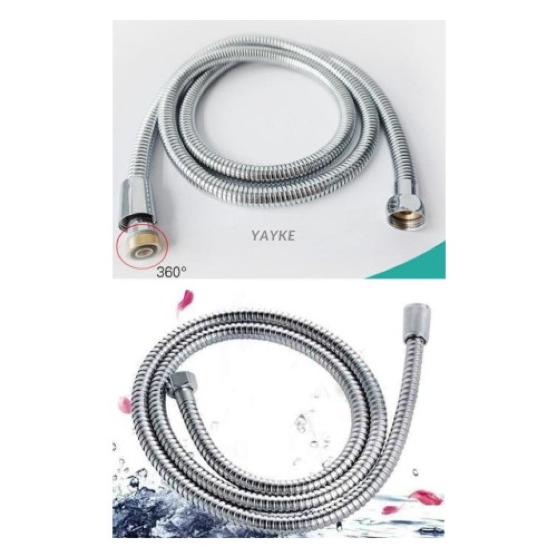 Yayke New 1.sınıf  Shower Hose 360 Derece Dönebilen Spiral Duş Hortumu