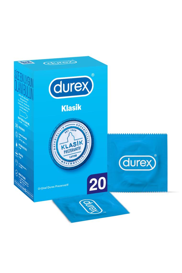 Durex Klasik 20'li Prezervatif