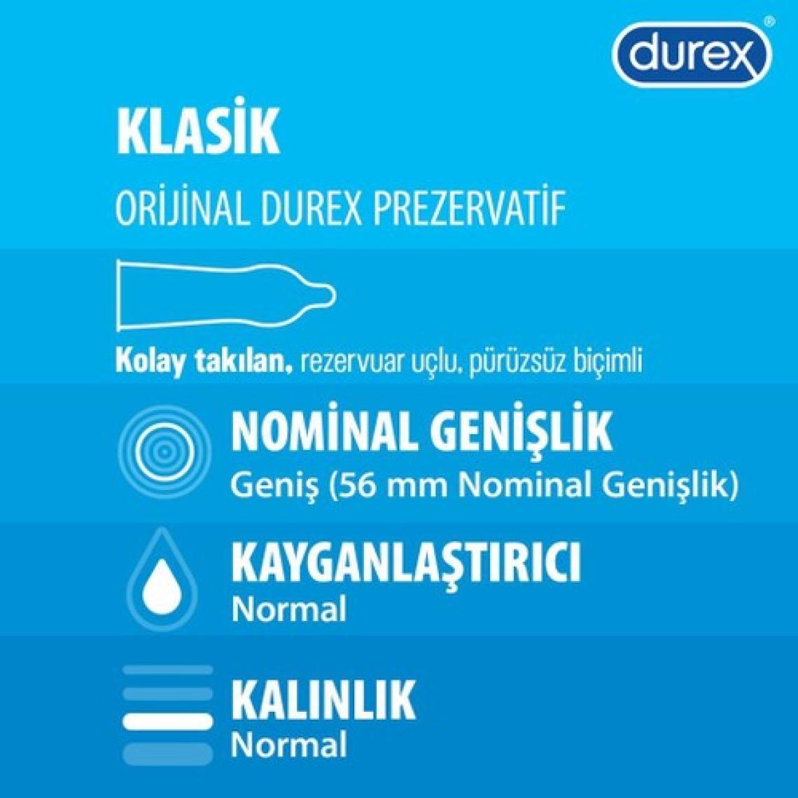 Durex Chill 20'li Ekonomik Paket Prezervatif