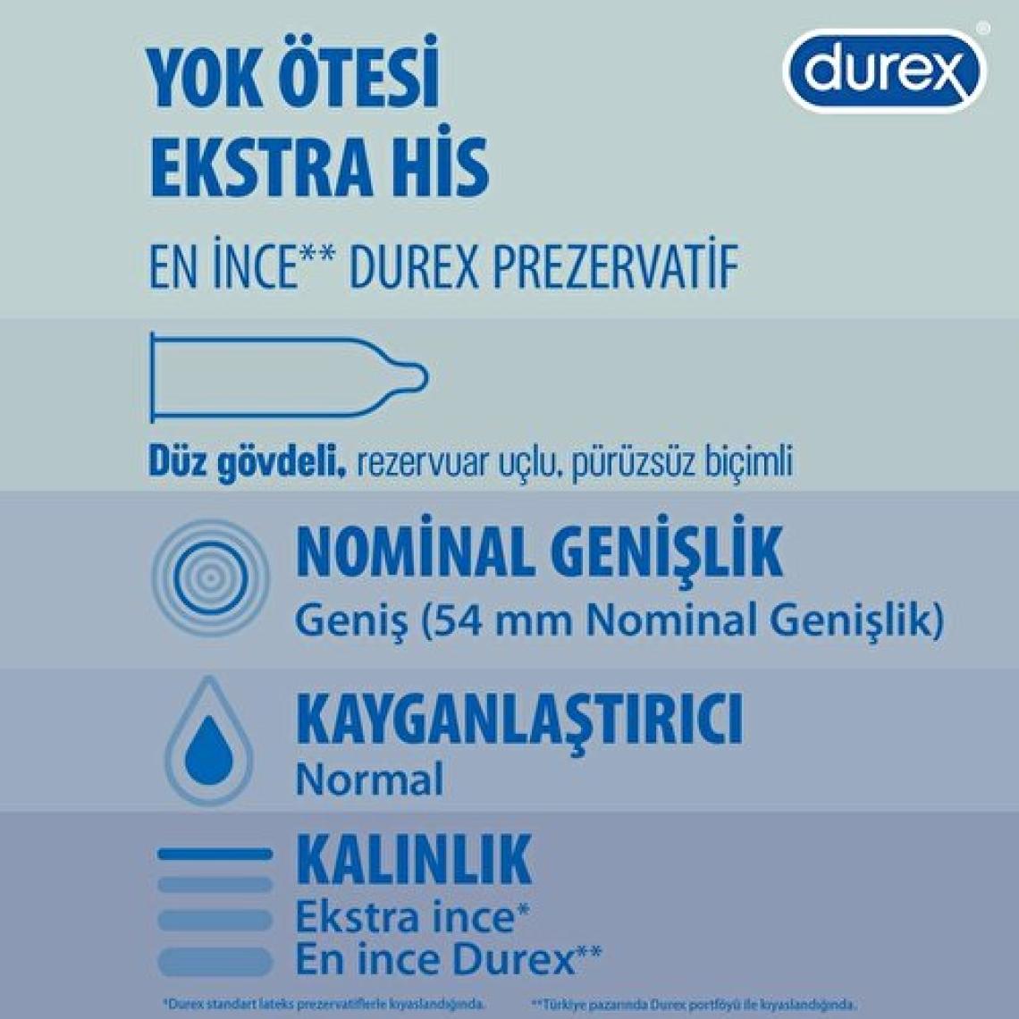 Durex Chill 20'li Ekonomik Paket Prezervatif