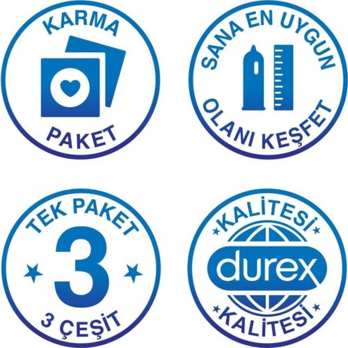 Durex Chill 20'li Ekonomik Paket Prezervatif