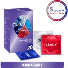 Durex Chill 20'li Ekonomik Paket Prezervatif