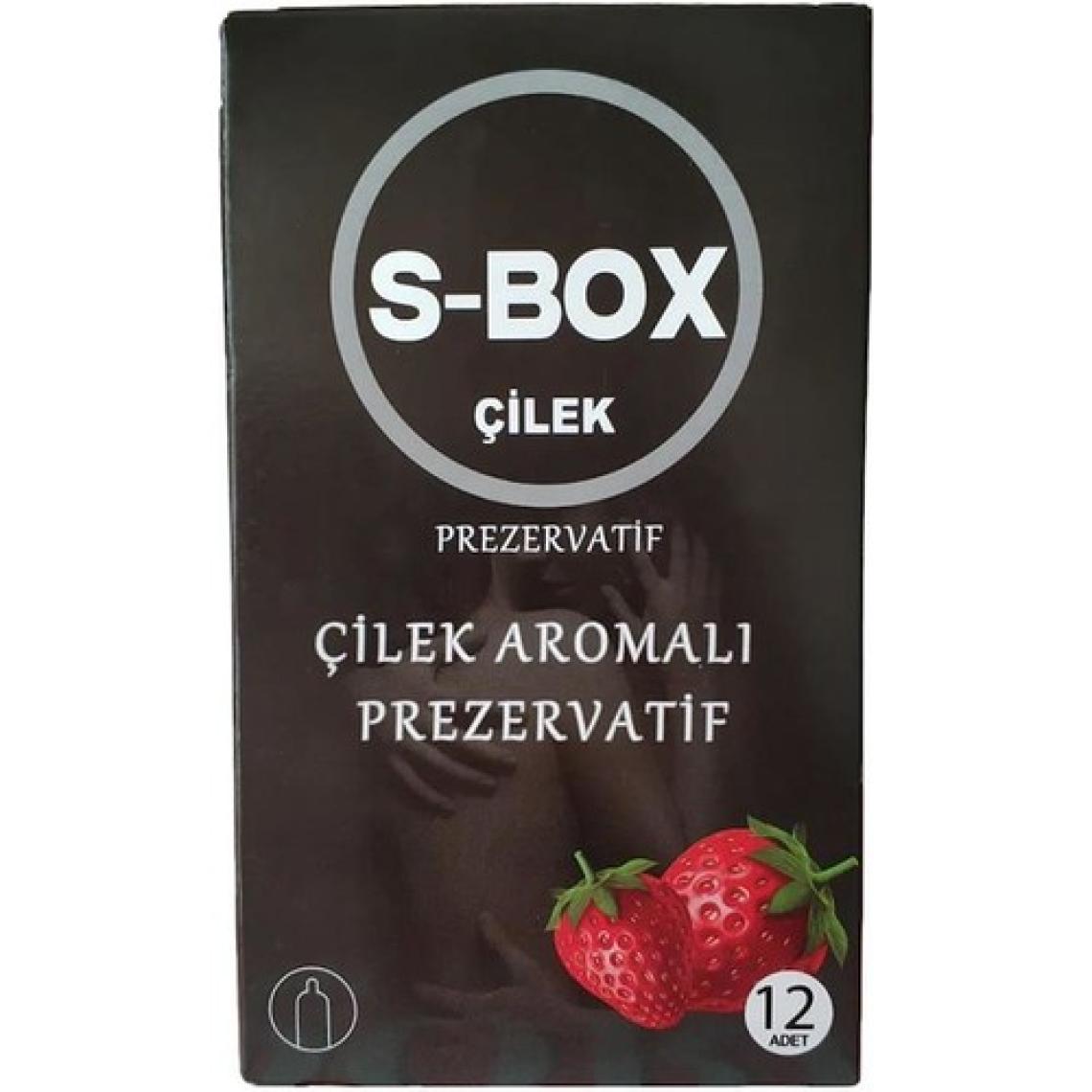S-Box Çilekli Latex Prezervatif 12'li