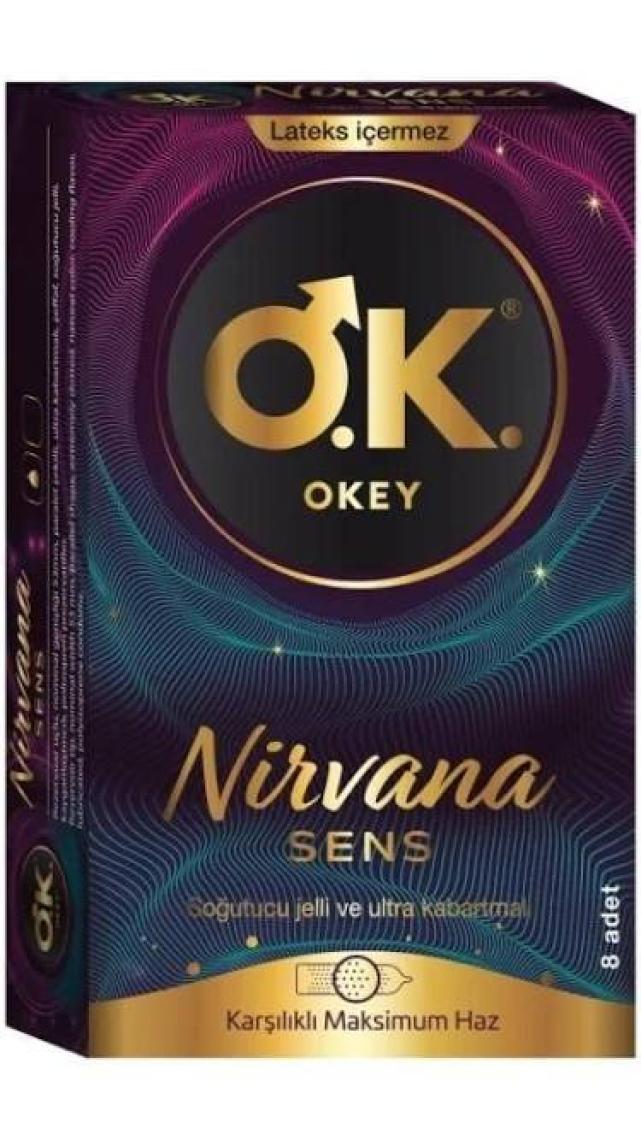 Okey  Okey Nirvana Sens 8'li  Prezervatif