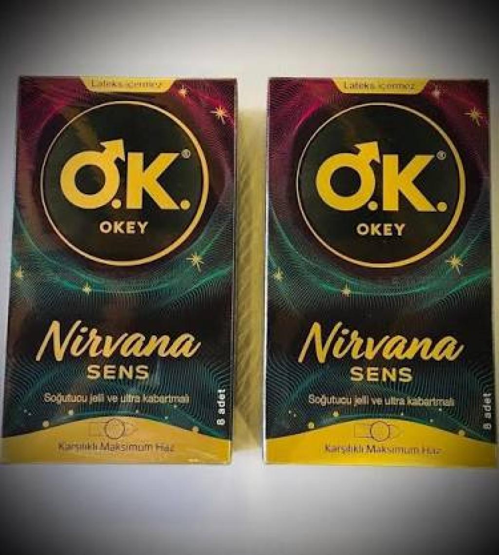 Okey  Okey Nirvana Sens 8'li  Prezervatif