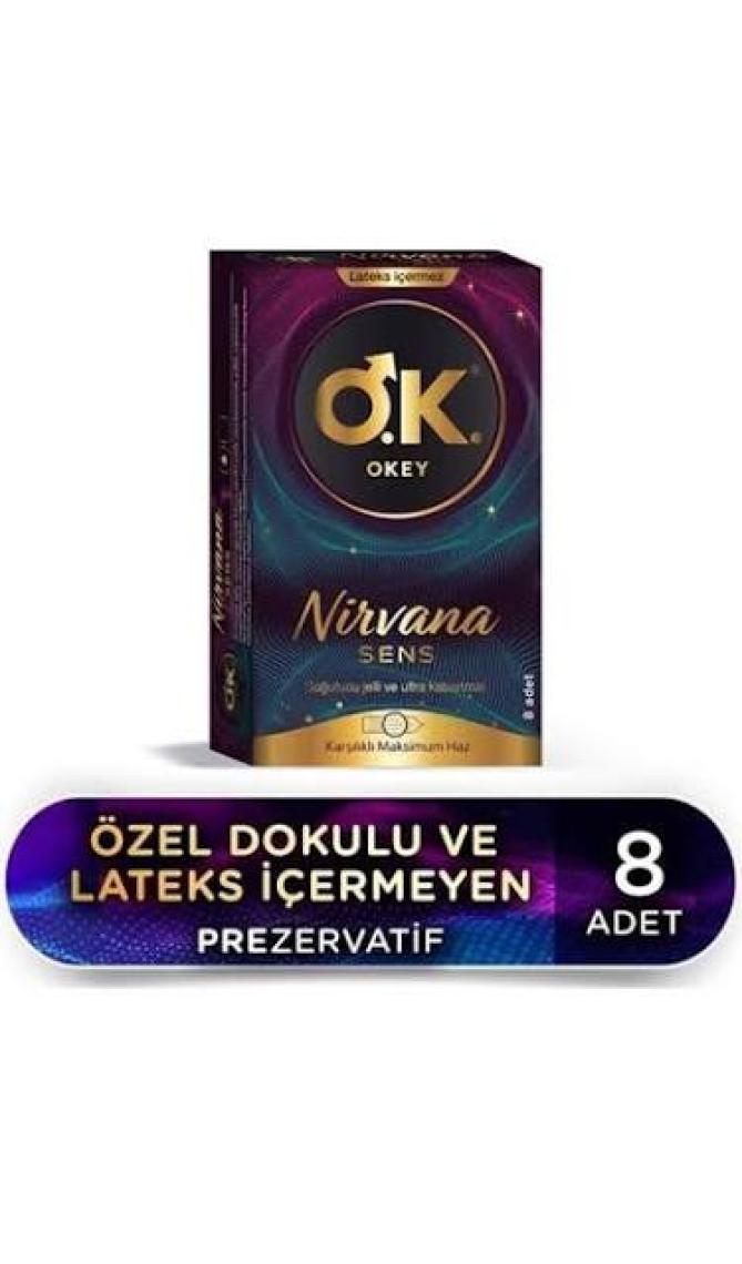 Okey  Okey Nirvana Sens 8'li  Prezervatif