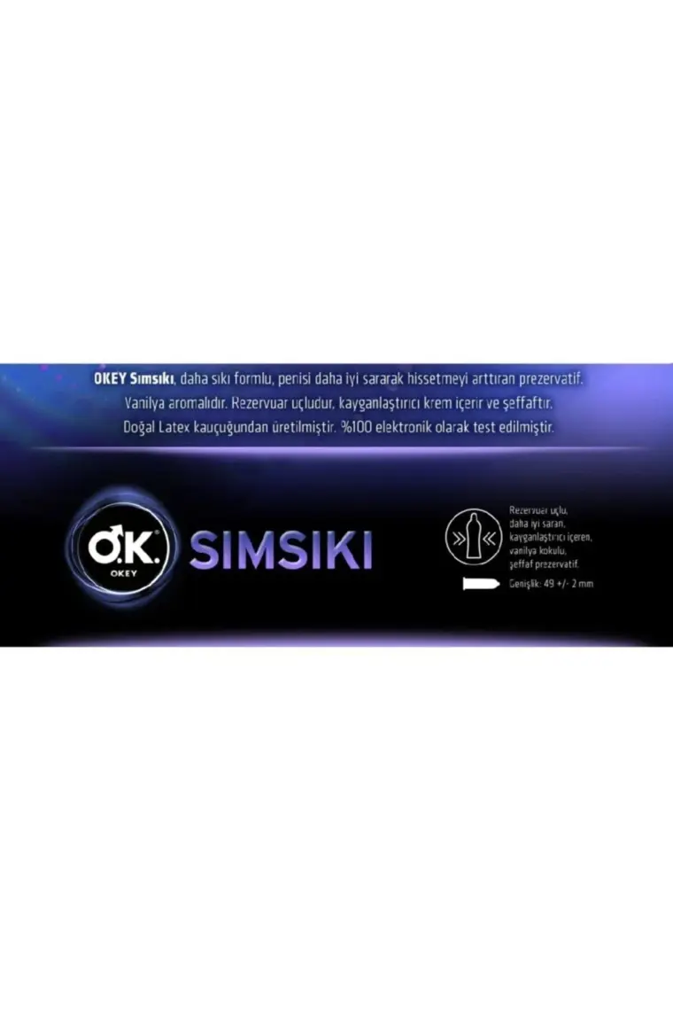Okey Prezervatif Sımsıkı 3'lü (30 Adet)