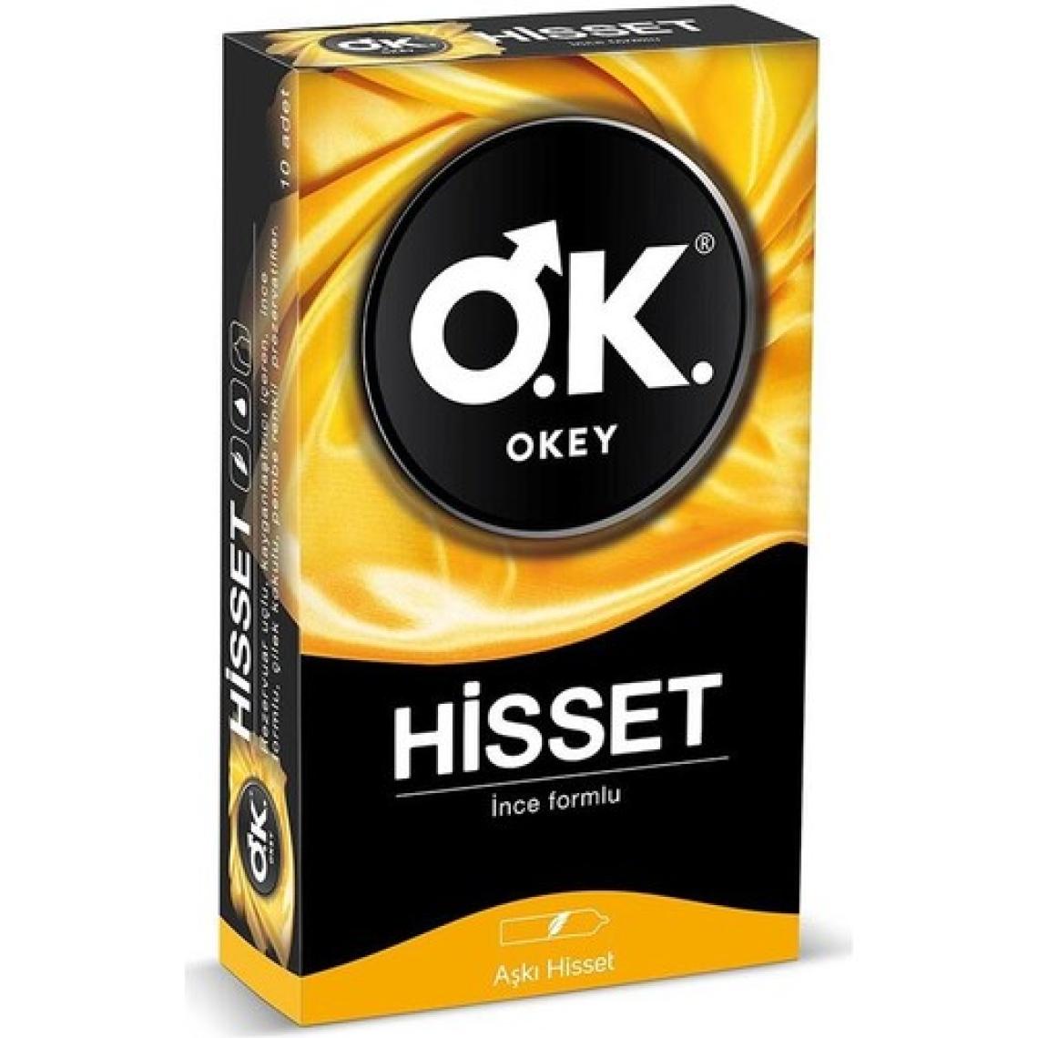 Okey Hisset İnce 10'lu Prezervatif