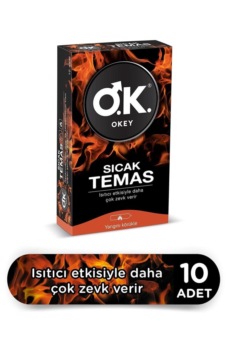 Okey Sıcak Temas 10'lu Prezervatif