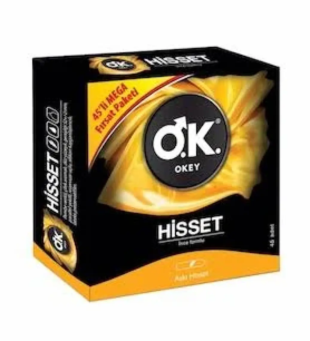 Okey Hisset Prezervatif 45 Adet Aroma Bilgisi Yok Ekstra İnce Duyarlılık Avantaj Paketi