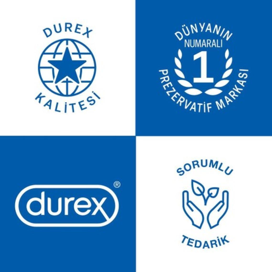 Durex Intense 20'li Uyarıcı Jelli ve Tırtıklı Prezervatif