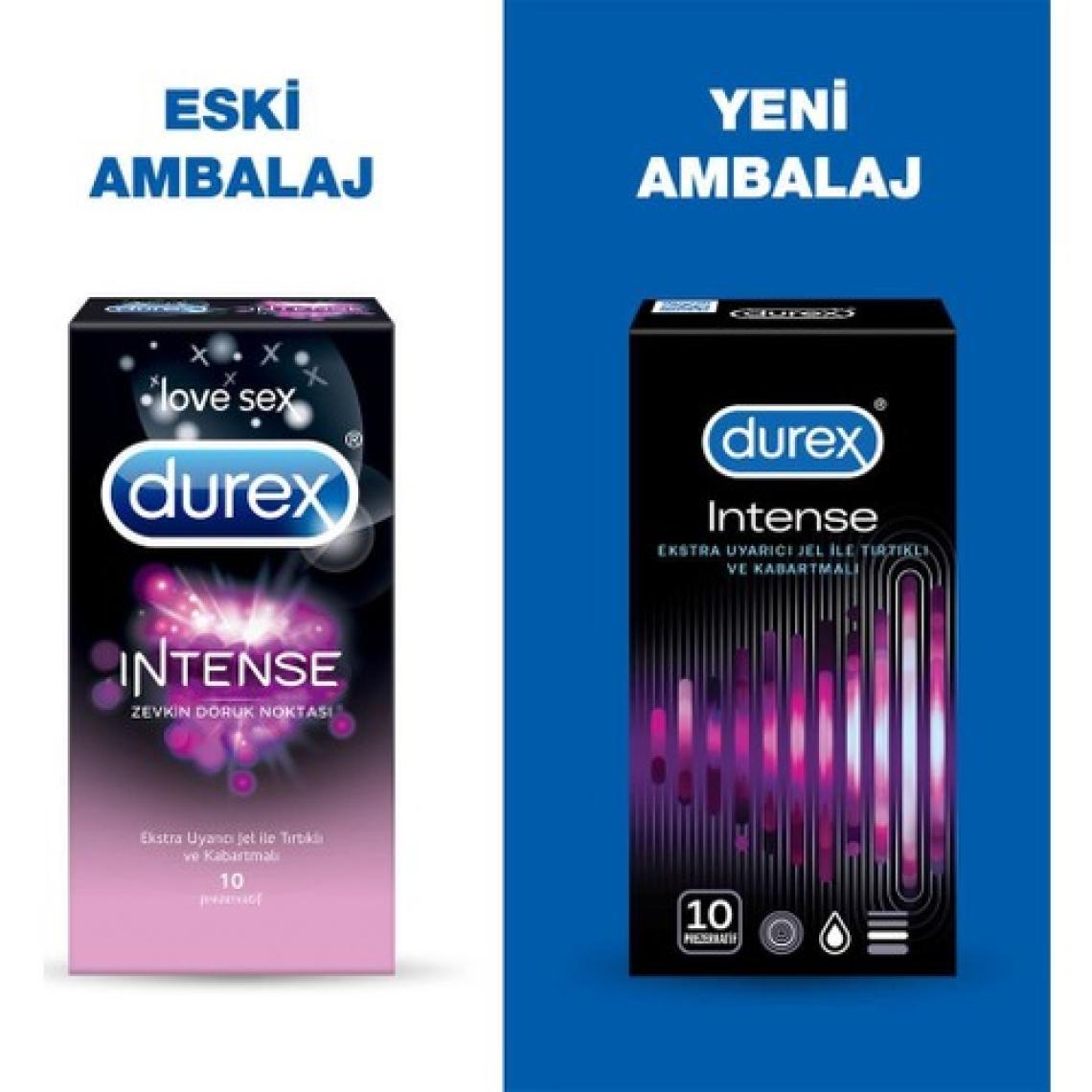 Durex Intense Prezervatif 10'lu