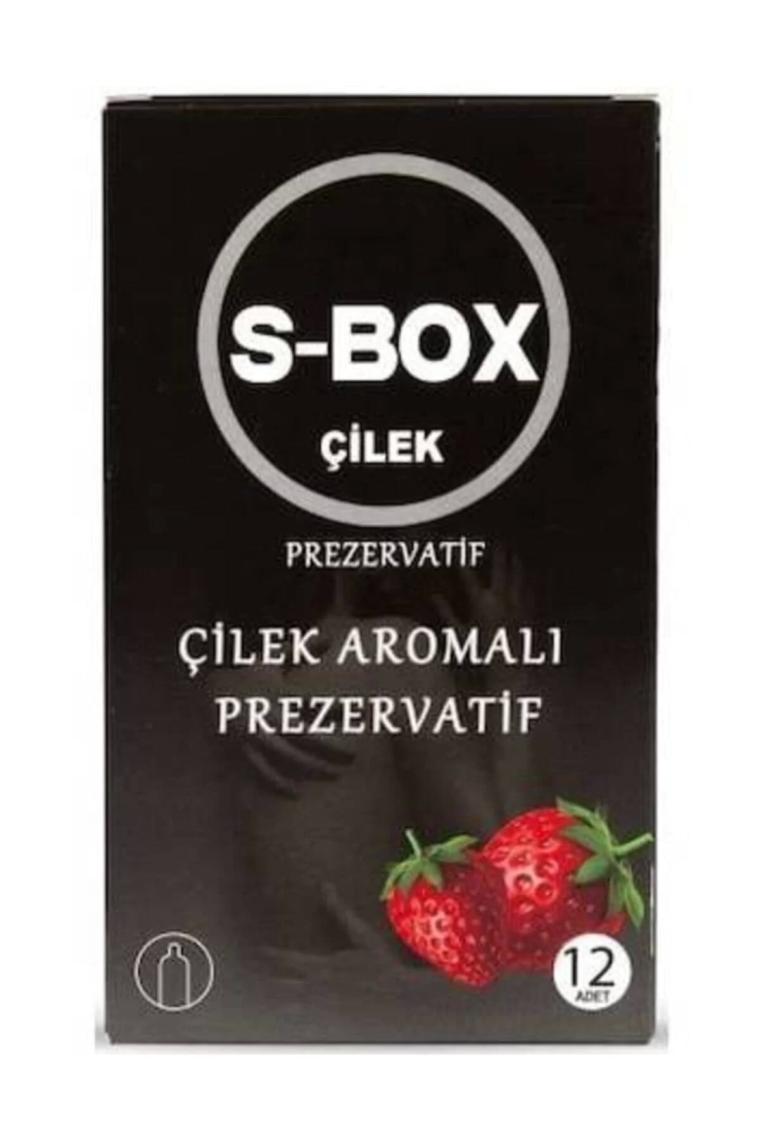 Kondom Çilek Aromalı Prezervatif 1 Paket ( 12 Li Condom)
