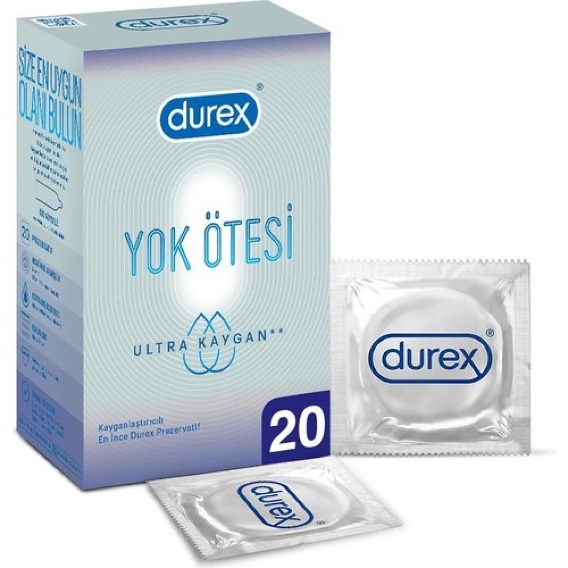 Durex Yok Ötesi Ultra Kaygan 20'li İnce Prezervatif
