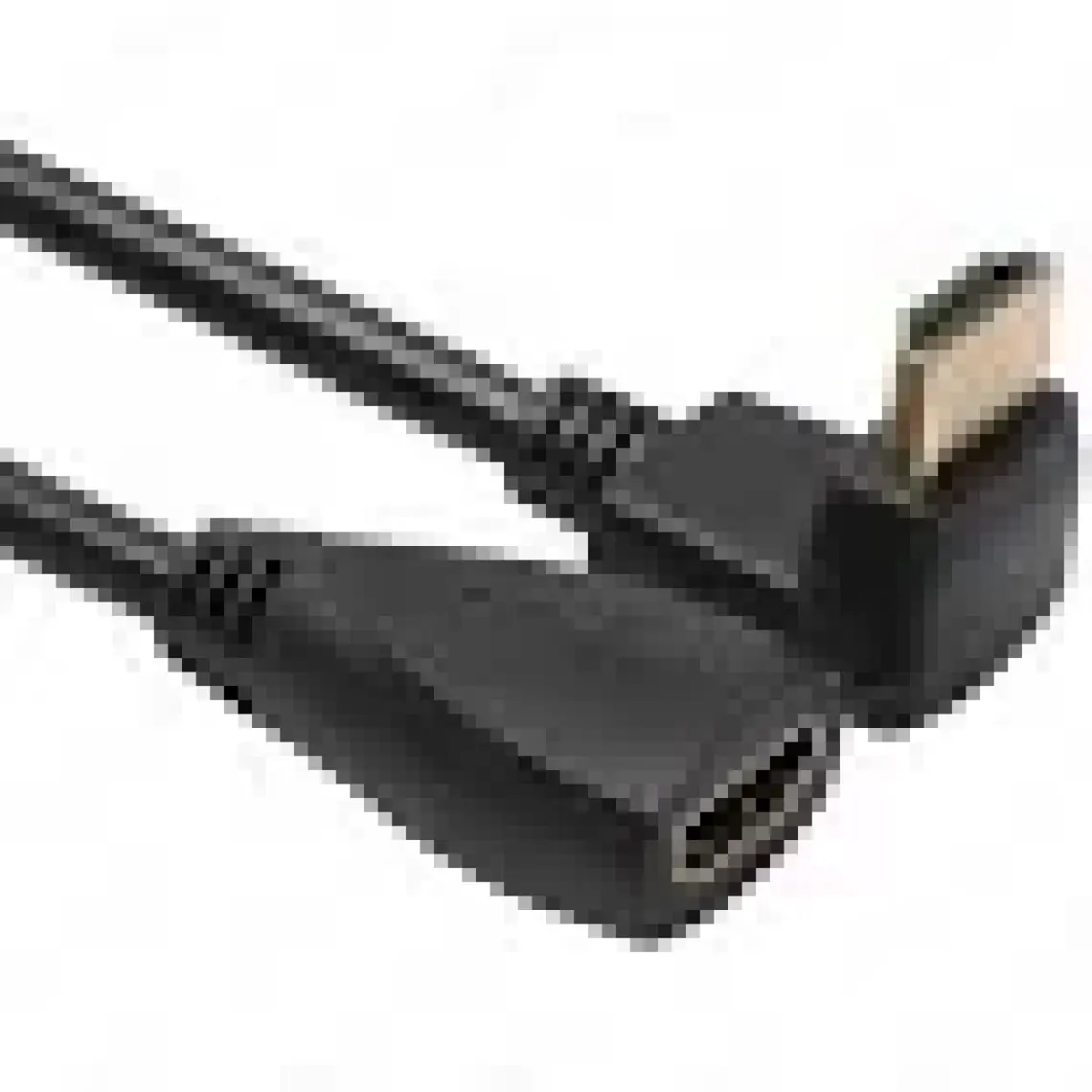 BK Teknoloji 90 Derece L Tipi Açılı HDMI Erkek-Dişi Uzatma Kablosu 50CM