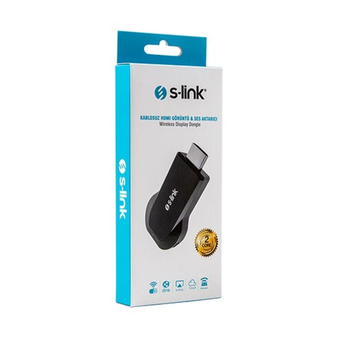 S-Link SL-WH25 Kablosuz HDMI Görüntü + Ses Aktarıcı