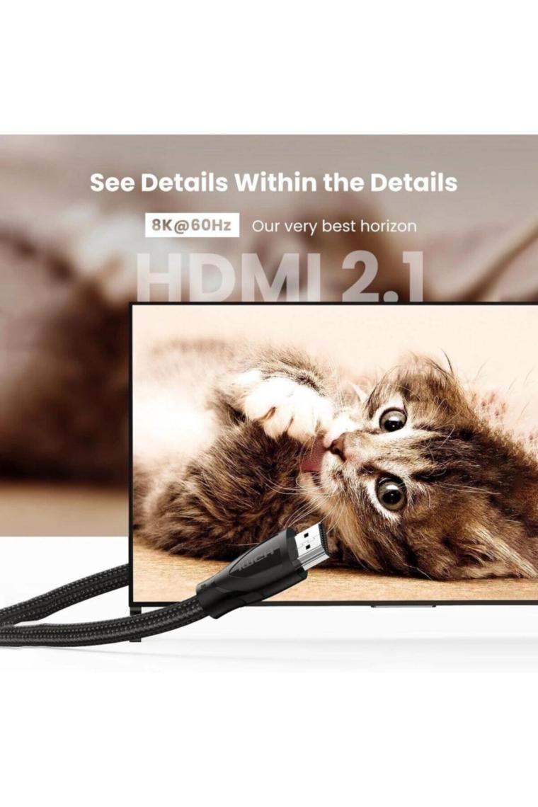 Ugreen 8K Ultra HD HDMI 2.1 Görüntü Aktarma Kablosu 2 Metre