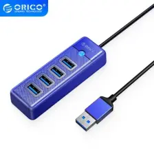 Orico USB 3.0 Hub 4 Portlu 5Gbps Tak Çalıştır Mavi 15cm