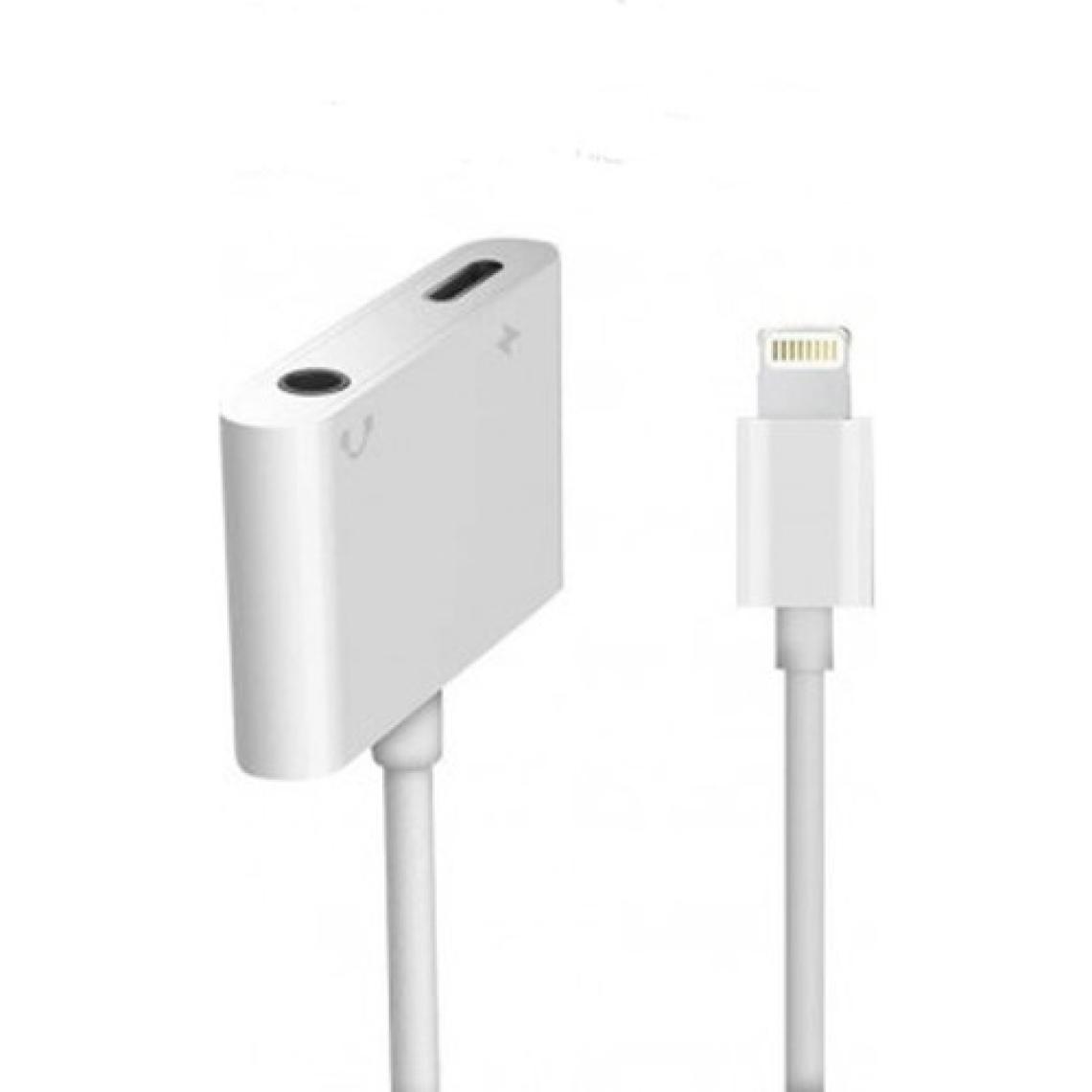 PolyGold Ios iPhone Uyumlu Lightning 2 In 1 Şarj ve Aux Kulaklık Dönüştürücü Aparat