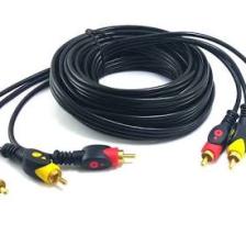 Swat 3Rca-3Rca Görüntü Ve Ses Kablosu 10 Metre Gold Seri