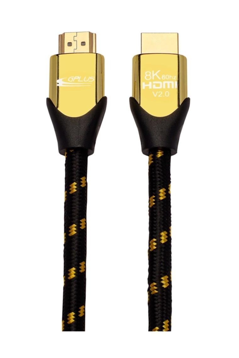 Gplus 8K60 4 Metre HDMI 2.1 48 Gbps 8k Ultra Hd Premium Sertifikalı 8k 60Hz 4320P 4K 120Hz 2160P 26 Awg D-Hdr Hdcp 2.3 Earc Destekli 48 Gbps Ultra Yüksek Çözünürlüklü HDMI 2.1 Görüntü Kablosu 8K6040