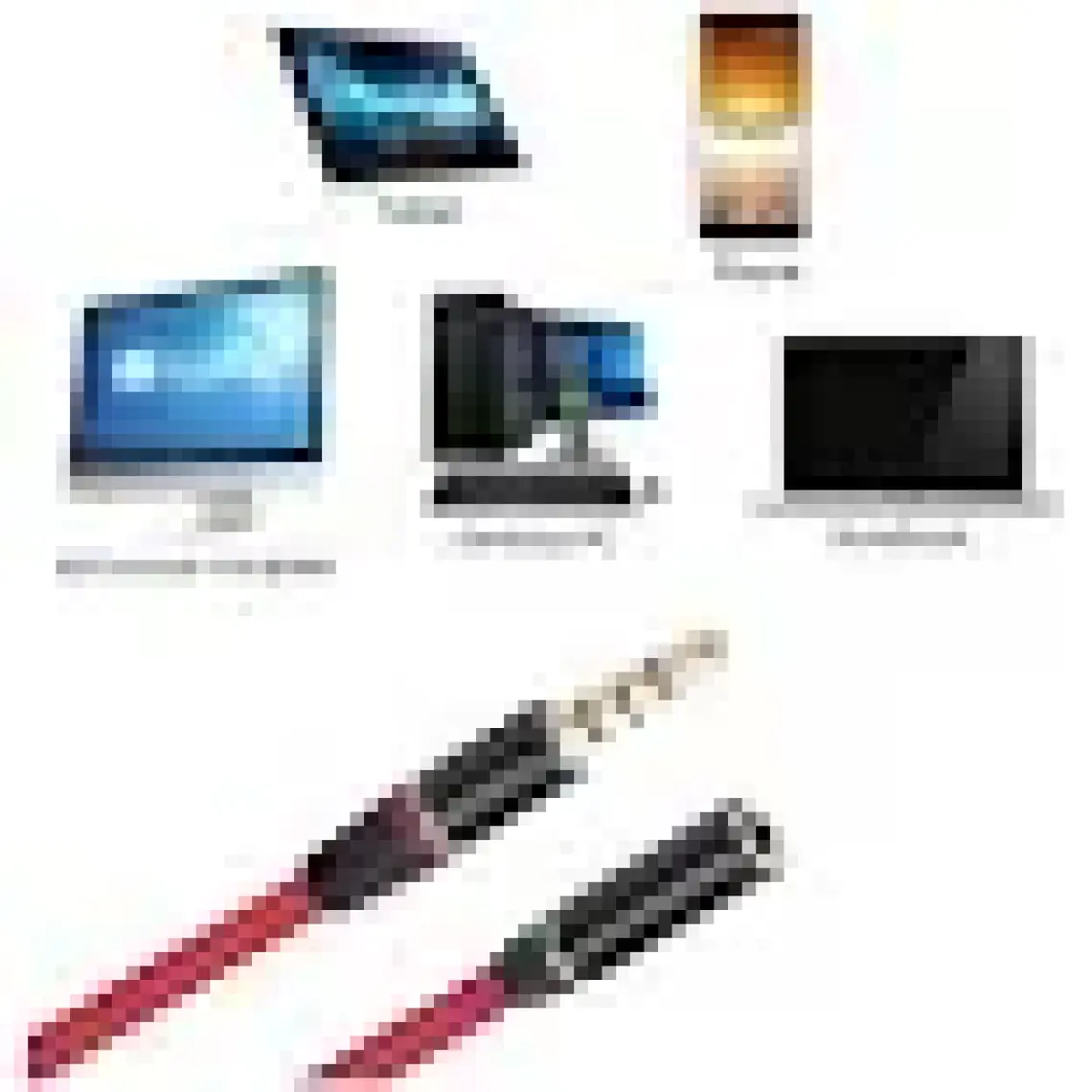 Boblov 120CM 4 Boğumlu 3.5mm Stereo Uzatma Kablosu 3,5 mm Erkek - Dişi Kablo 1.2 Metre