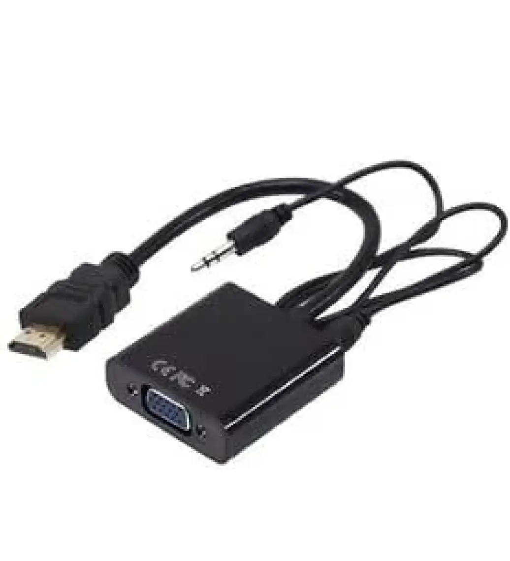 SpeedUF HDMI To VGA Çevirici Dönüştürücü + Ses Kablolu
