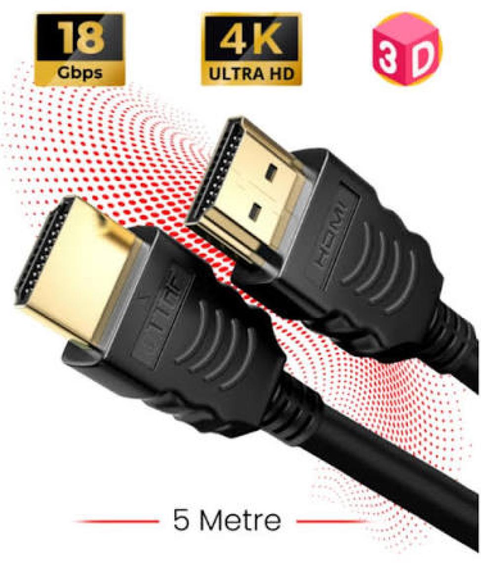 Ttaf HDMI 2.0 4K Ultra Hd 60 Hz Ses ve Görüntü Aktarım Kablosu 5 Metre