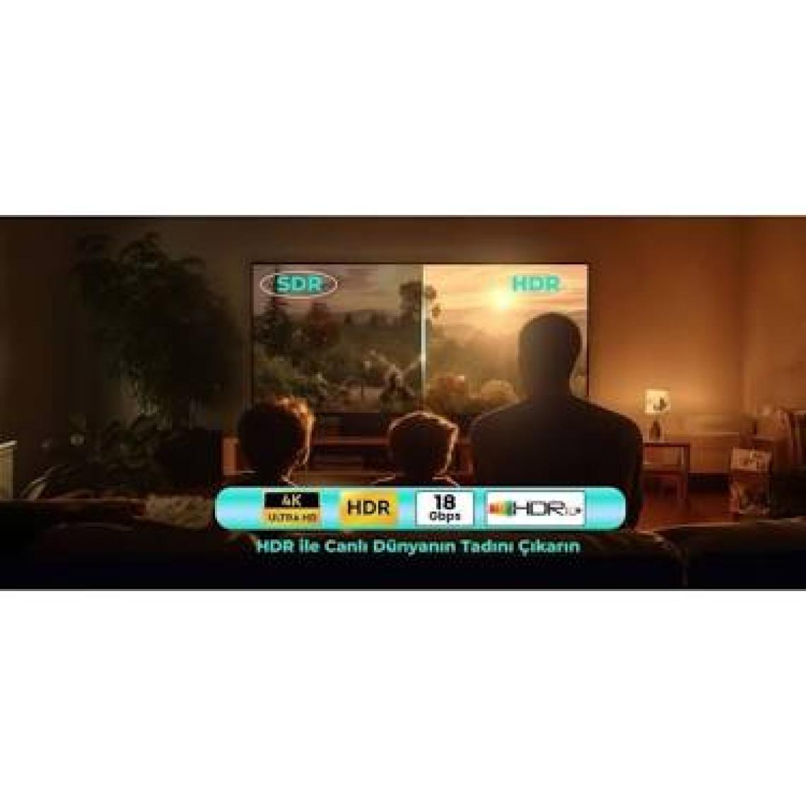 Ttaf HDMI 2.0 4K Ultra Hd 60 Hz Ses ve Görüntü Aktarım Kablosu 5 Metre