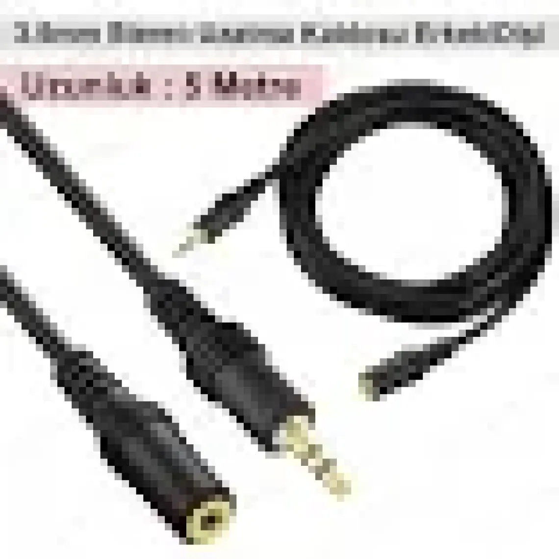BK Teknoloji 3.5mm Stereo Aux-Kulaklık Ses Uzatma Kablosu Dişi/erkek 5metre