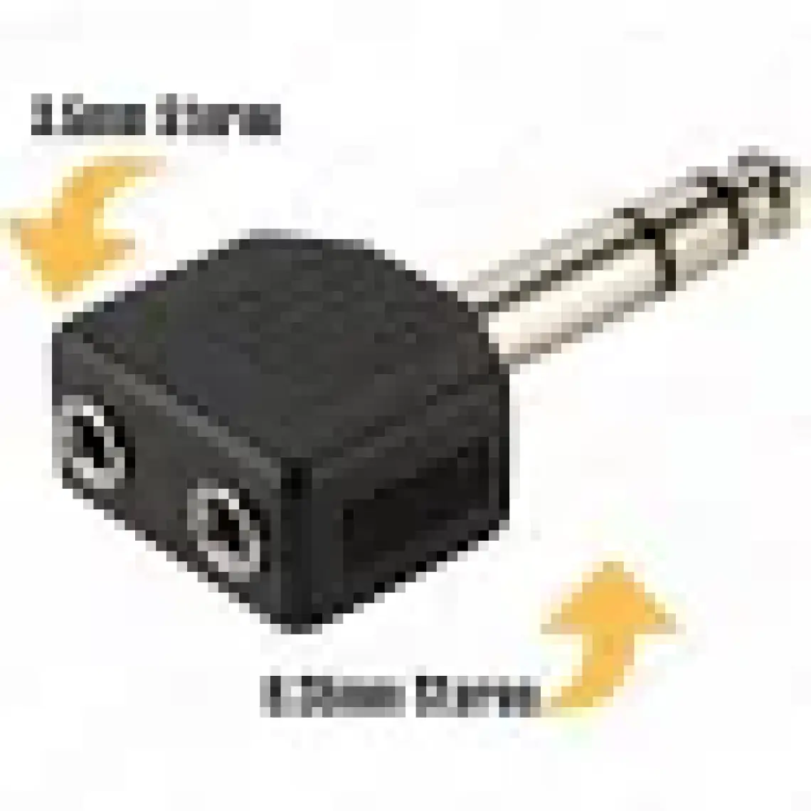 BK Teknoloji 6.35MM (1/4 Inç) Erkek To 2 x 3.5mm (1/8 Inç) Dişi Ses Adaptörü