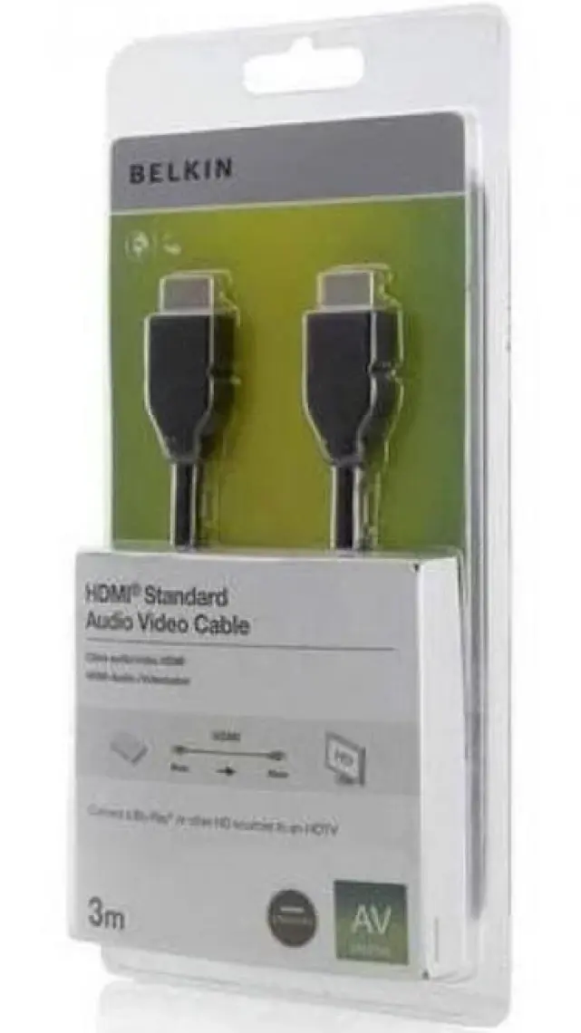 Belkin F3Y017BT3MBLK High Speed HDMI 2.0 Kablo 3 m