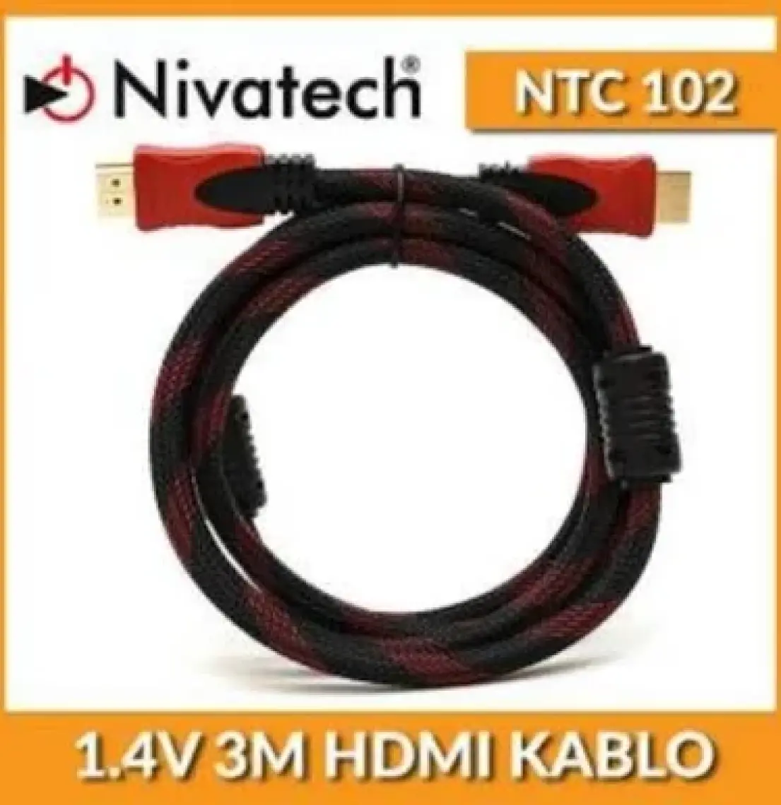 Nıvatech Hdmı Kablo Çelik Örgülü Full Hd