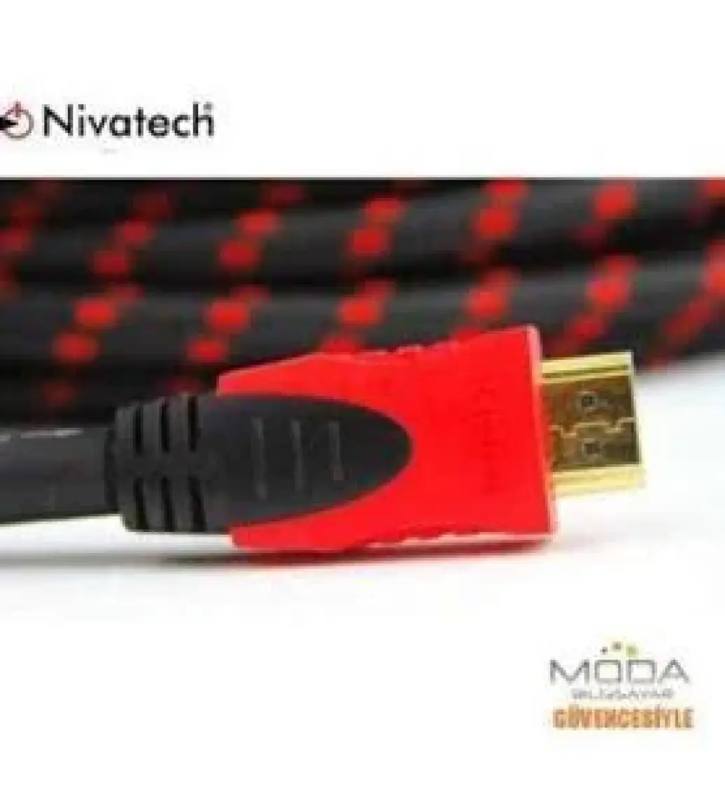 Nıvatech Hdmı Kablo Çelik Örgülü Full Hd