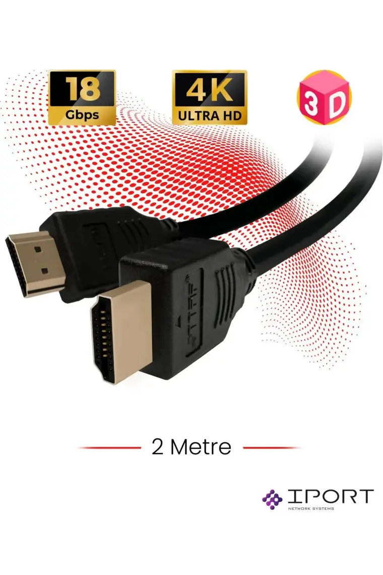 Ttaf HDMI 2.0 4K Ultra Hd 60 Hz Ses ve Görüntü Aktarım Kablosu 2 Metre