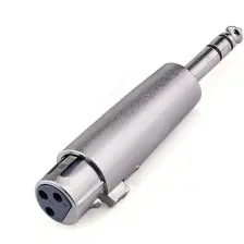 BK Teknoloji 3-Pin Xlr Dişi To 6.35MM Stereo Erkek Ses Kablosu Mikrofon Adaptörü