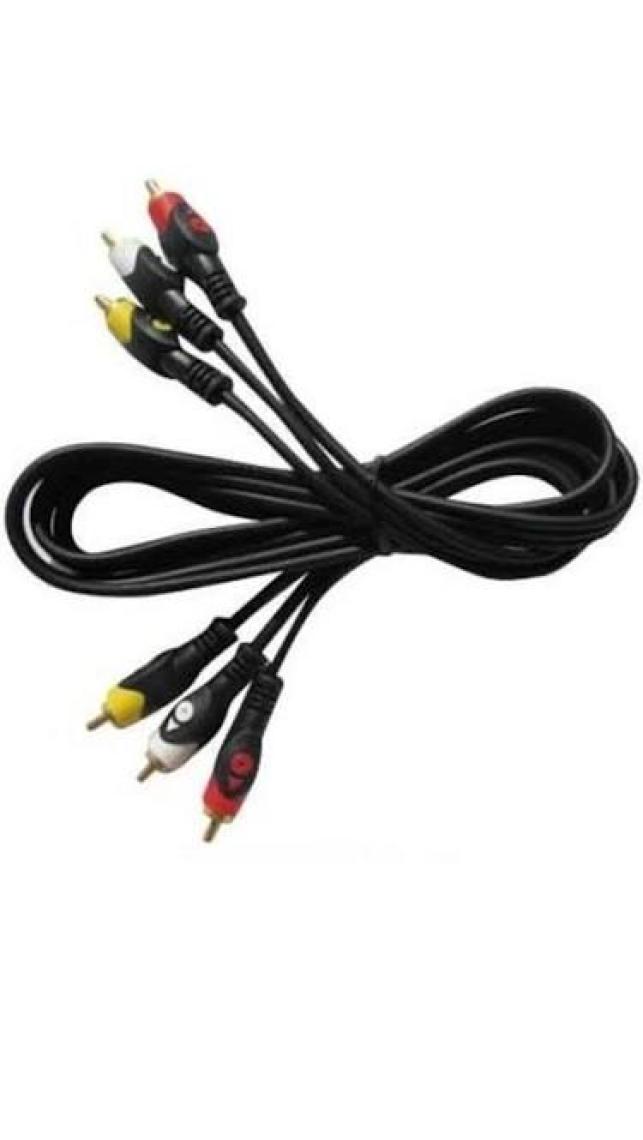 Swat 3Rca-3Rca Görüntü Ve Ses Kablosu 3 Metre Gold Seri