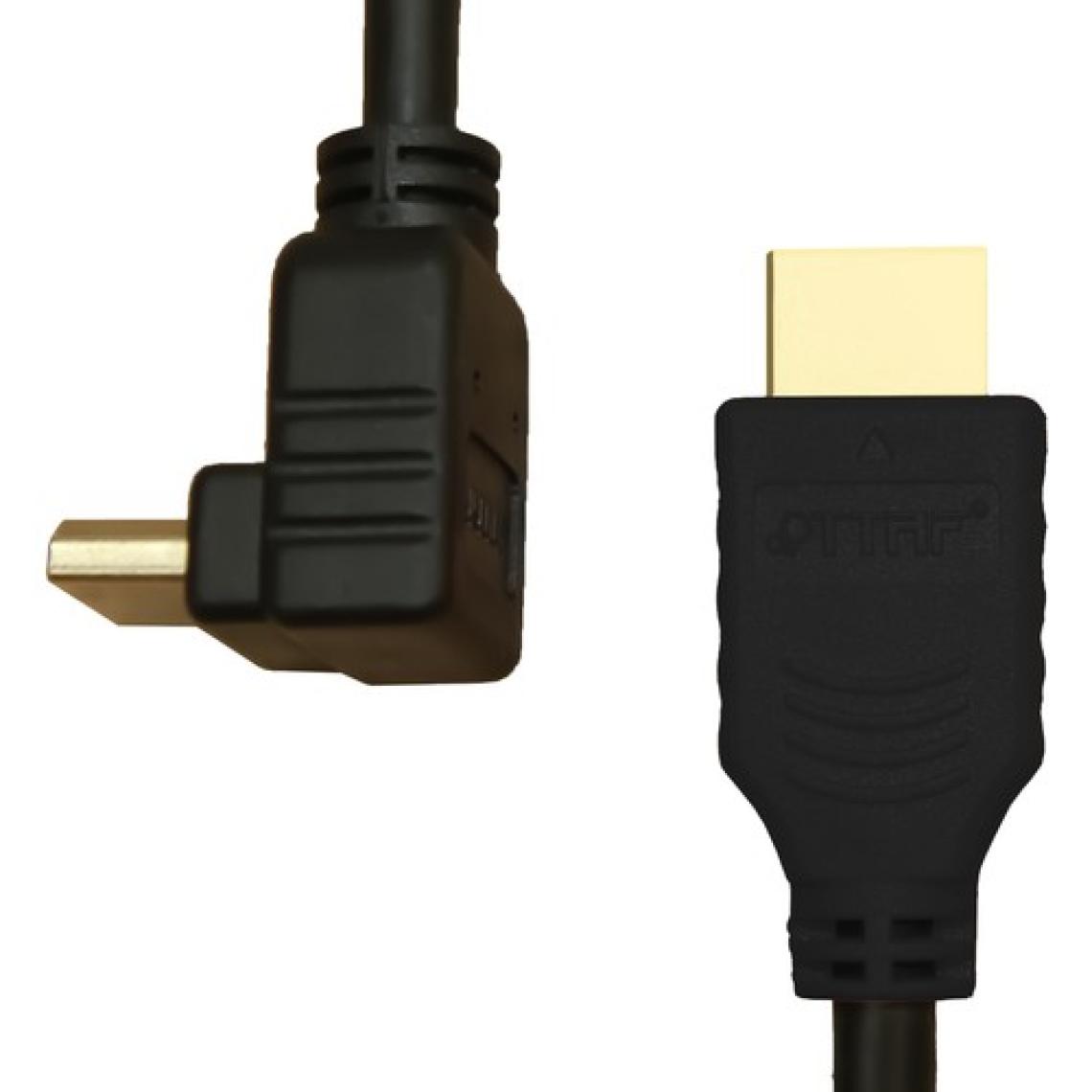 Ttaf HDMI 2.0 4K Ultra Hd 60 Hz L Tipi Ses ve Görüntü Aktarım Kablosu 2 Metre