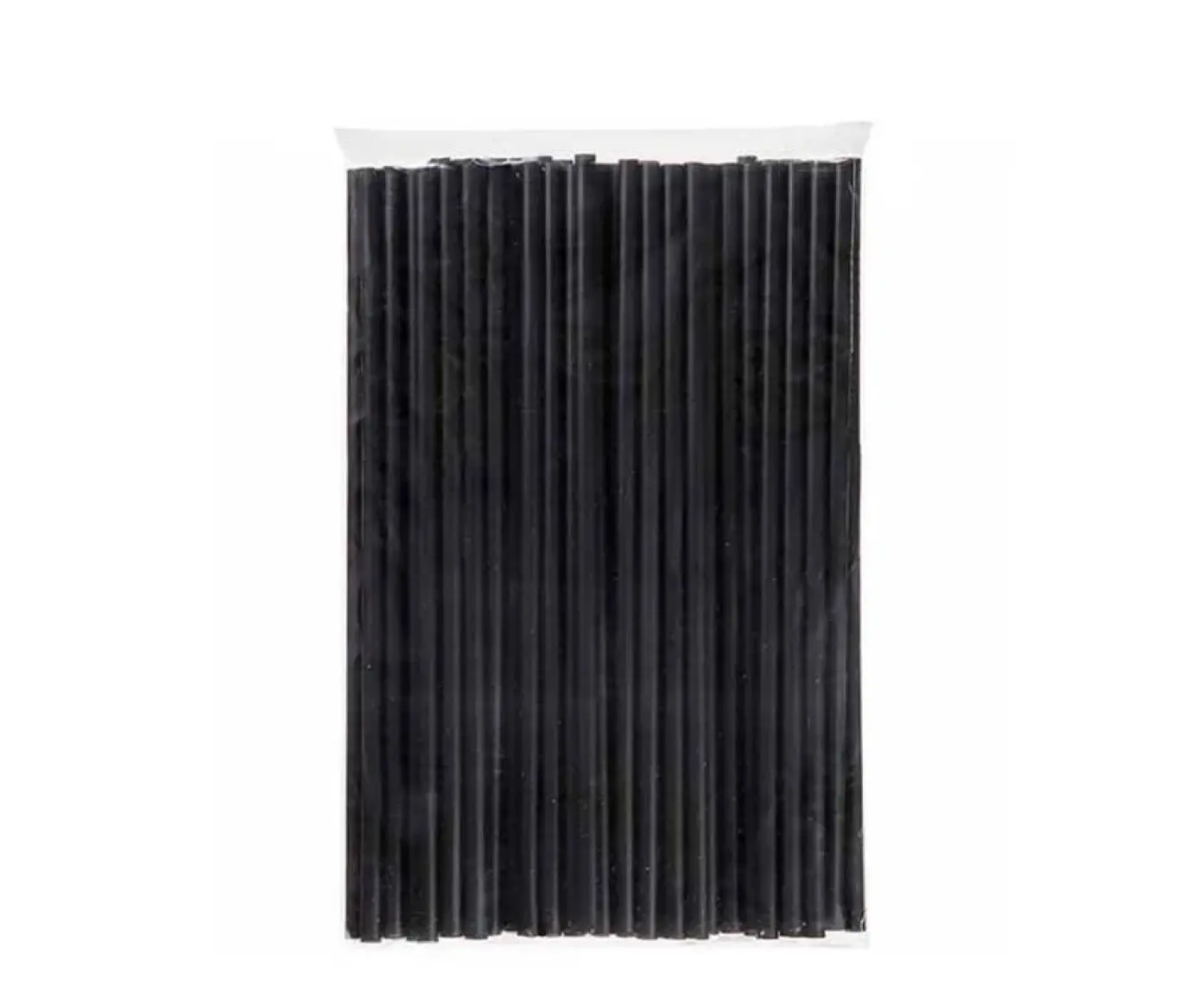 Ambalaj Pazarı Plastik Frozen Pipet Siyah - 100'lü